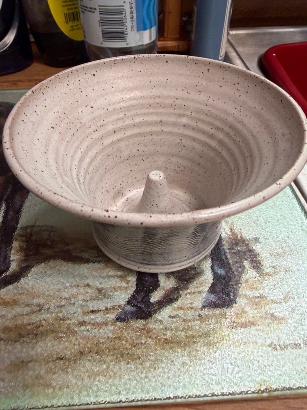 Handcrafted pottery for baking apples